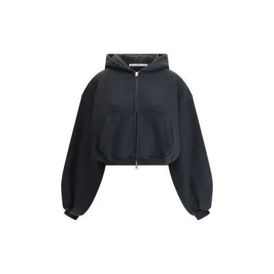 Cropped zip-up Hoodie