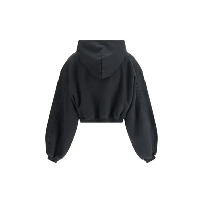 Cropped zip-up Hoodie