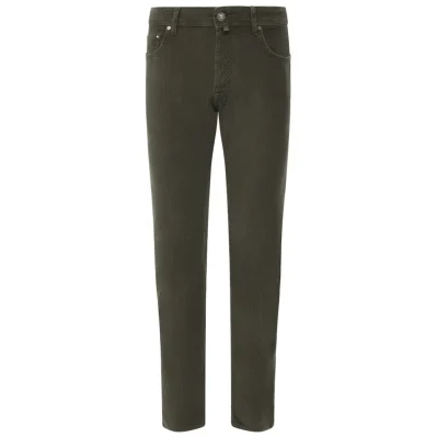 Gray Cotton Jeans & Pant
