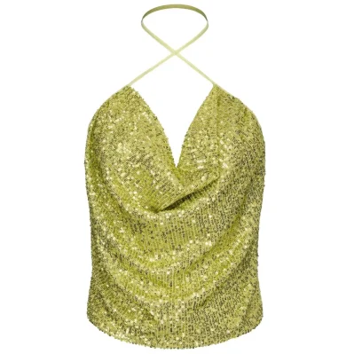 Green Polyester Tops & T-Shirt