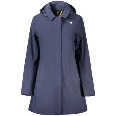 Blue Polyester Jackets & Coat