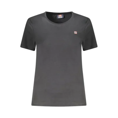 Black Cotton Tops & T-Shirt