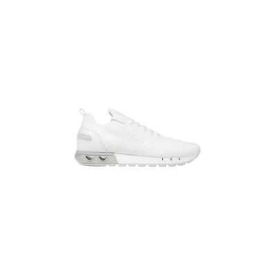 White Synthetic Sneaker