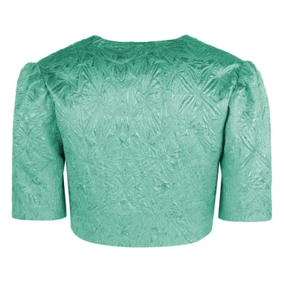 Green Polyester Tops & T-Shirt