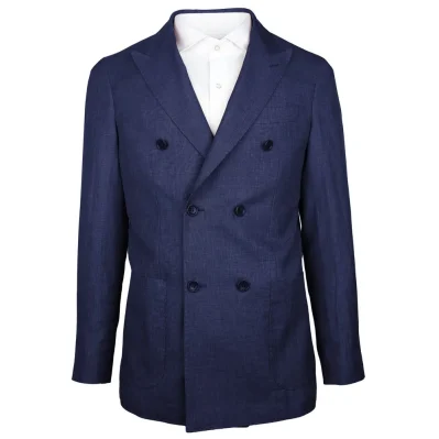 Blue Linen Blazer