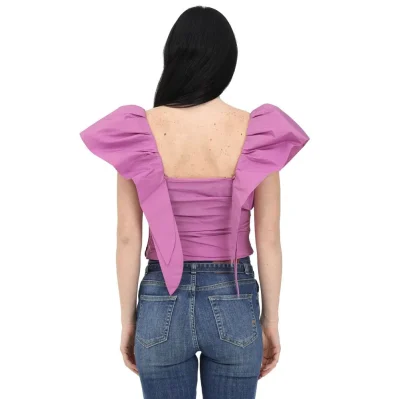 Pink Polyester Tops & T-Shirt