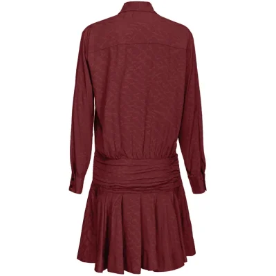 Red Haircalf Dress
