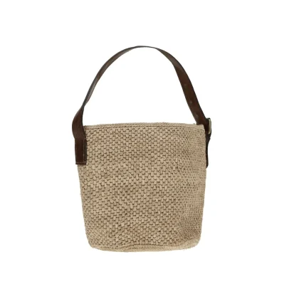 Raffia Lova Bucket Bag