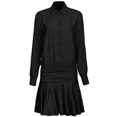 Black Haircalf Dress