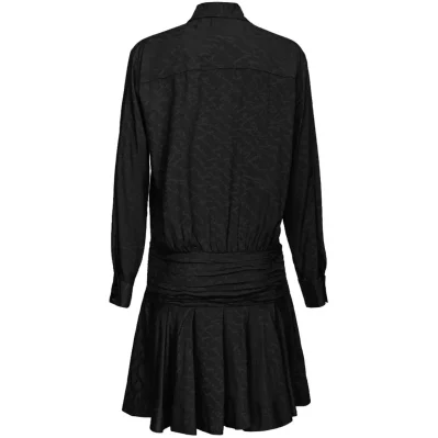 Black Haircalf Dress