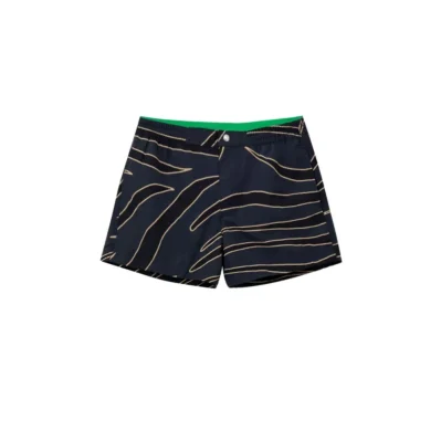 Blue Polyamide Swim Short