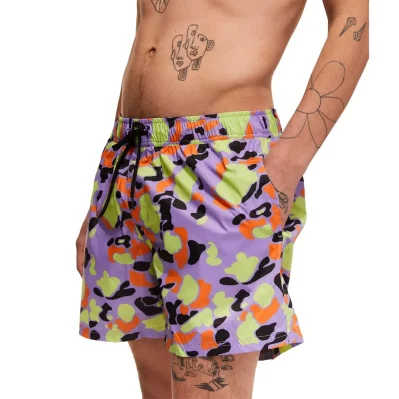 Multicolor Nylon Men's Swimwear