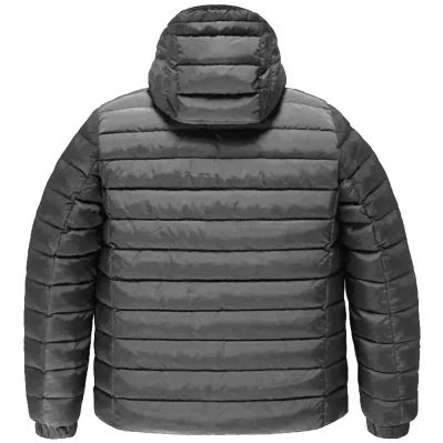 Gray Nylon Men's Down Jacket