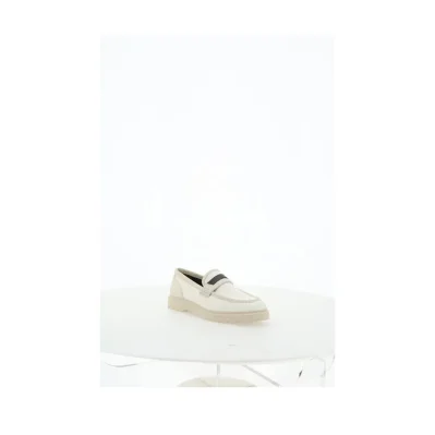 Beige Loafers Shoes