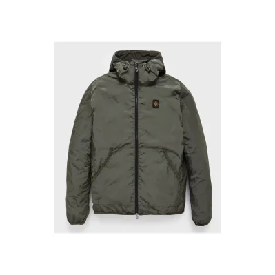Green Polyamide Men's Jacket