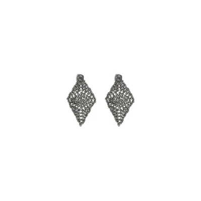 Faceted silver Earrings