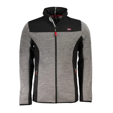 Brown Polyester Men Jacket