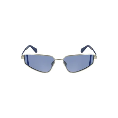 Gray Metal Women Sunglass