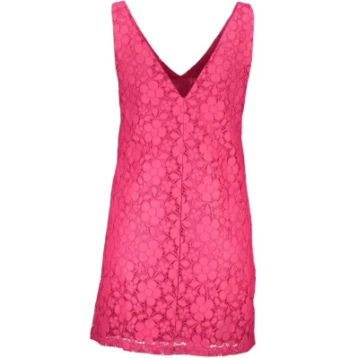 Pink Viscose Women Dress