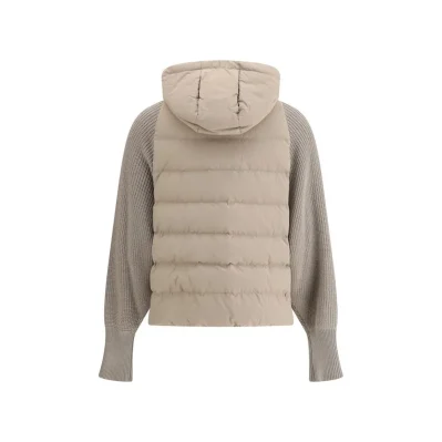 Wool sleeved Down Jacket