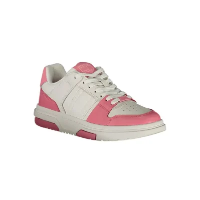 Pink Leather Women Sneaker