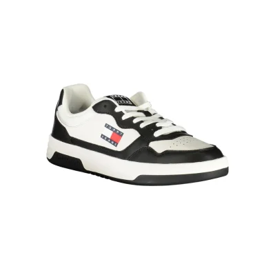 Black Leather Men Sneaker