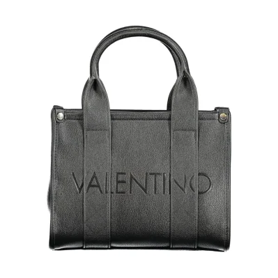 Black Polyethylene Women Handbag
