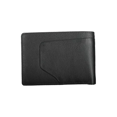Black Leather Men Wallet