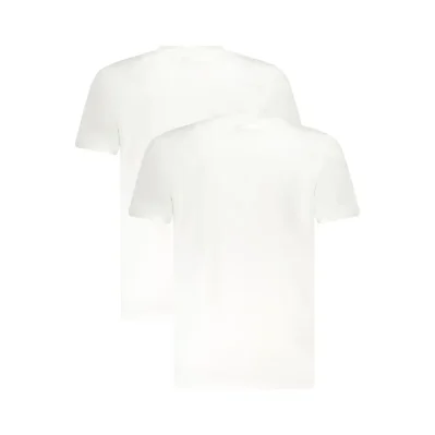 White Cotton Men Underwear Shirt