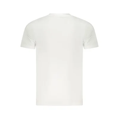 White Cotton Men T-Shirt