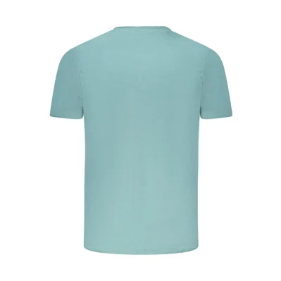 Green Cotton Men T-Shirt