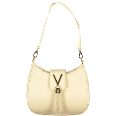 Beige Polyethylene Women Handbag