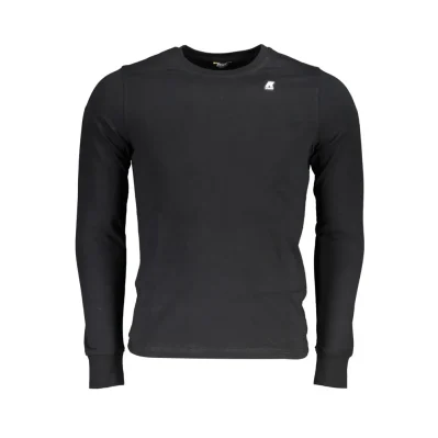 Black Cotton Men T-Shirt