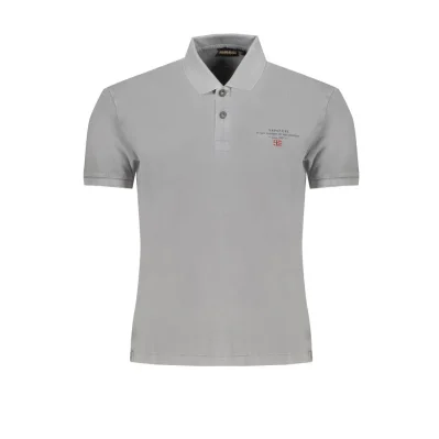 Brown Cotton Men Polo Shirt