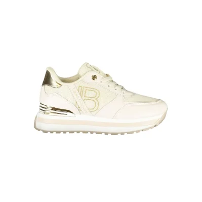 Beige Polyester Women Sneaker