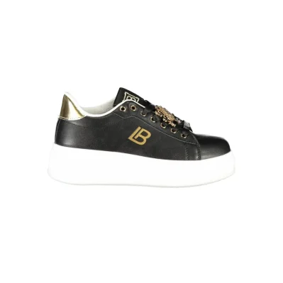 Black Synthetic Women Sneaker