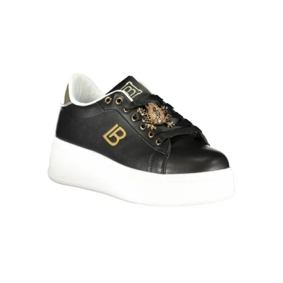 Black Synthetic Women Sneaker