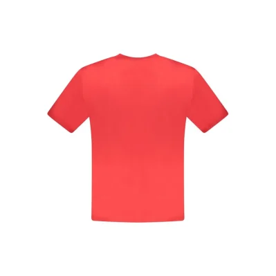 Red Cotton Men T-Shirt