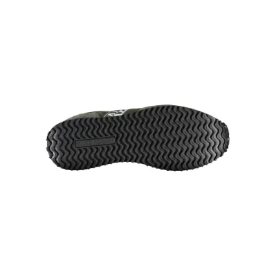 Green Polyester Men Sneaker