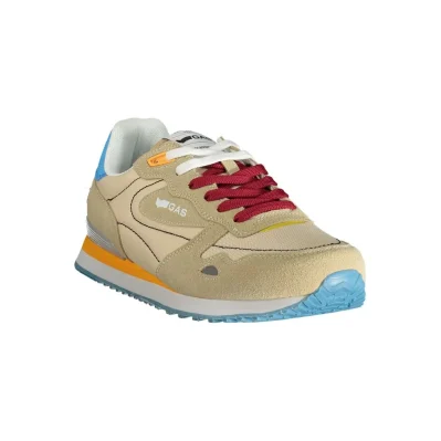 Beige Polyester Men Sneaker