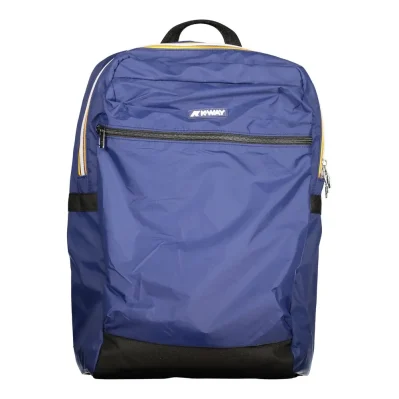 Blue Polyamide Unisex Backpack
