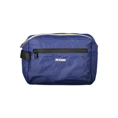 Blue Polyamide Men Leather Accessory