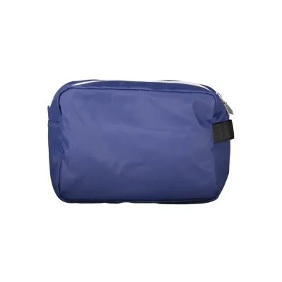 Blue Polyamide Men Leather Accessory