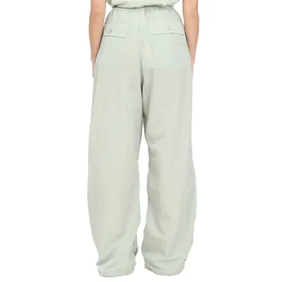 Green Nylon Jeans & Pant