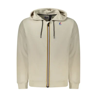 Beige Cotton Men Sweater