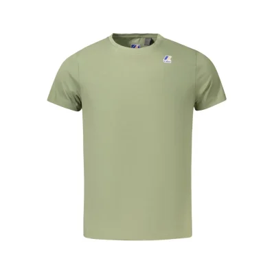 Green Cotton Men T-Shirt