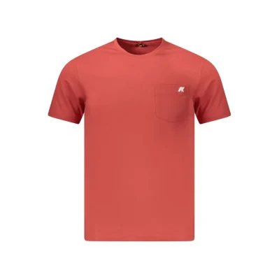 Red Cotton Men T-Shirt
