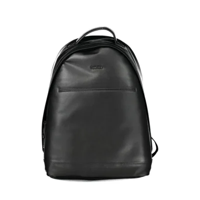 Black Polyester Backpack