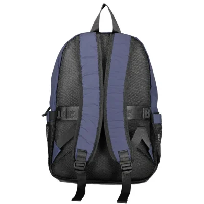 Blue Polyester Backpack
