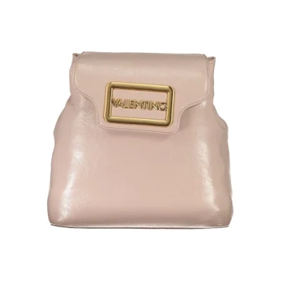 Pink Polyethylene Backpack